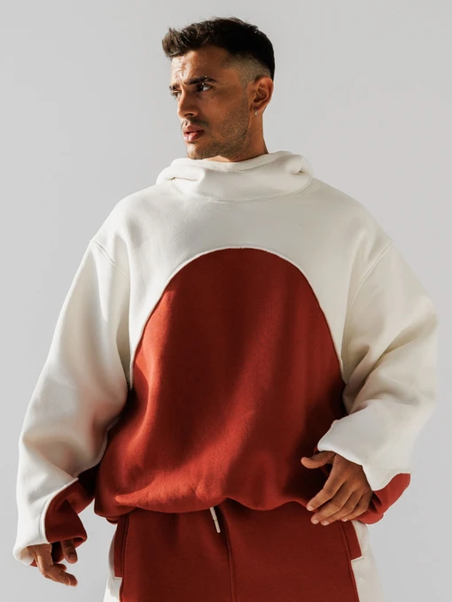 Худи и свитшоты IJ модель hoodie-wave-terracotta Фото