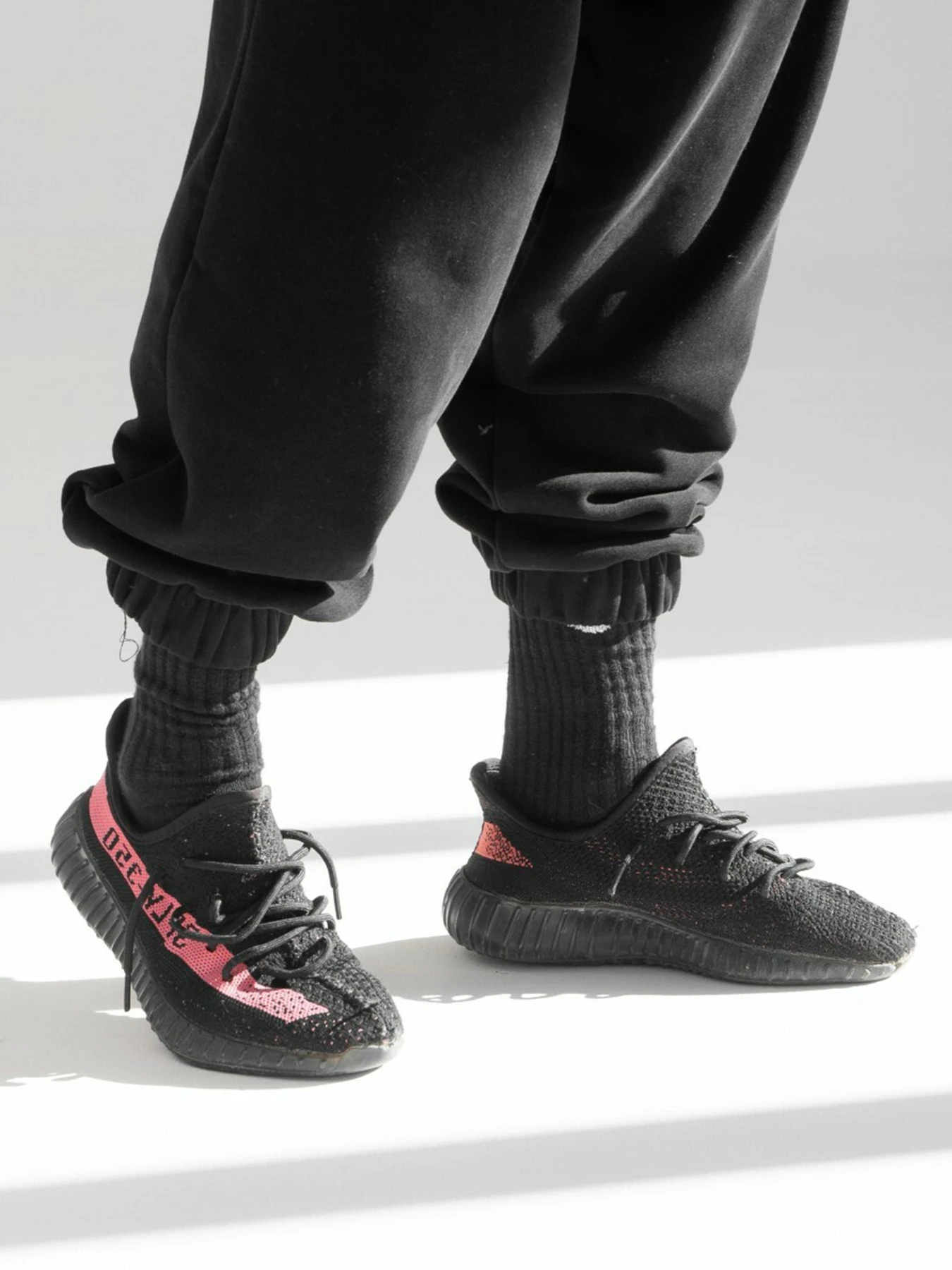 Штани IJ модель jogger-flis-black Штани IJ модель jogger-flis-black Фото