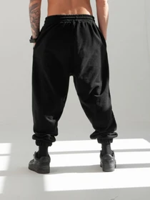 Штани IJ модель jogger-flis-black Фото