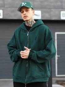 Худі та світшоти IJ модель Копія_ij-hoodie-zip-green Фото