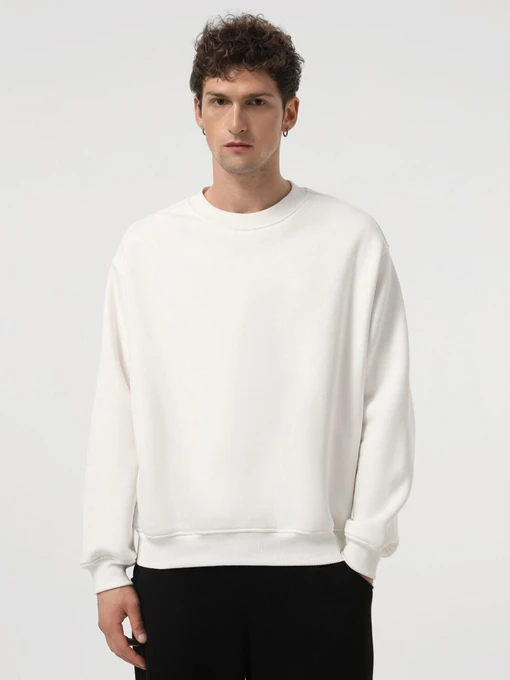 Худи и свитшоты IJ модель sweatshirt550-milk Фото