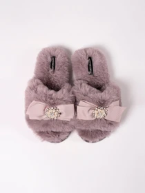 Тапки Pretty You London модель Anya Mink Фото