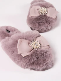 Тапки Pretty You London модель Anya Mink Фото