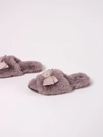 Тапки Pretty You London модель Anya Mink Фото