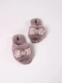 Тапки Pretty You London модель Anya Mink Фото
