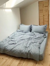 Наволочка класична сіро-блакитна Cozy модель 7992068 Фото