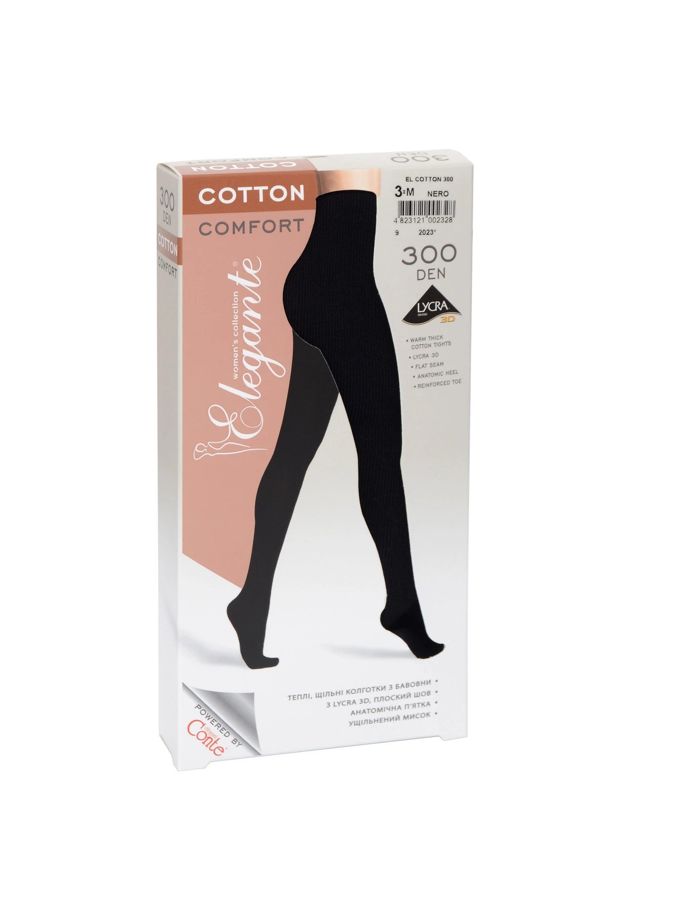Колготи Elegante Cotton 300 модель EL Cotton 300 Колготи Elegante Cotton 300 модель EL Cotton 300 Фото