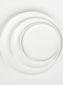 Тарілка "Перлина" біла MBM HOME модель KP-90/91/92 WHITE Фото