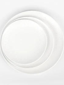 Тарелка "Луч" белая MBM HOME модель KP-109 WHITE Фото