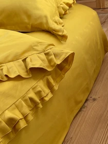 Простирадло на резинці медове Cozy модель 9830449 Фото