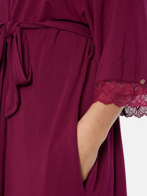 Жіночий Халат Pretty You London Bamboo Lace фото 3
