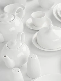 Перечница "Жемчужина" фарфоровая белая MBM HOME модель KP-105 WHITE Фото