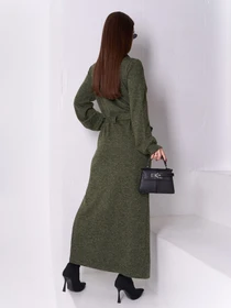 Сукні ISSA Plus модель 14897_хаки Фото
