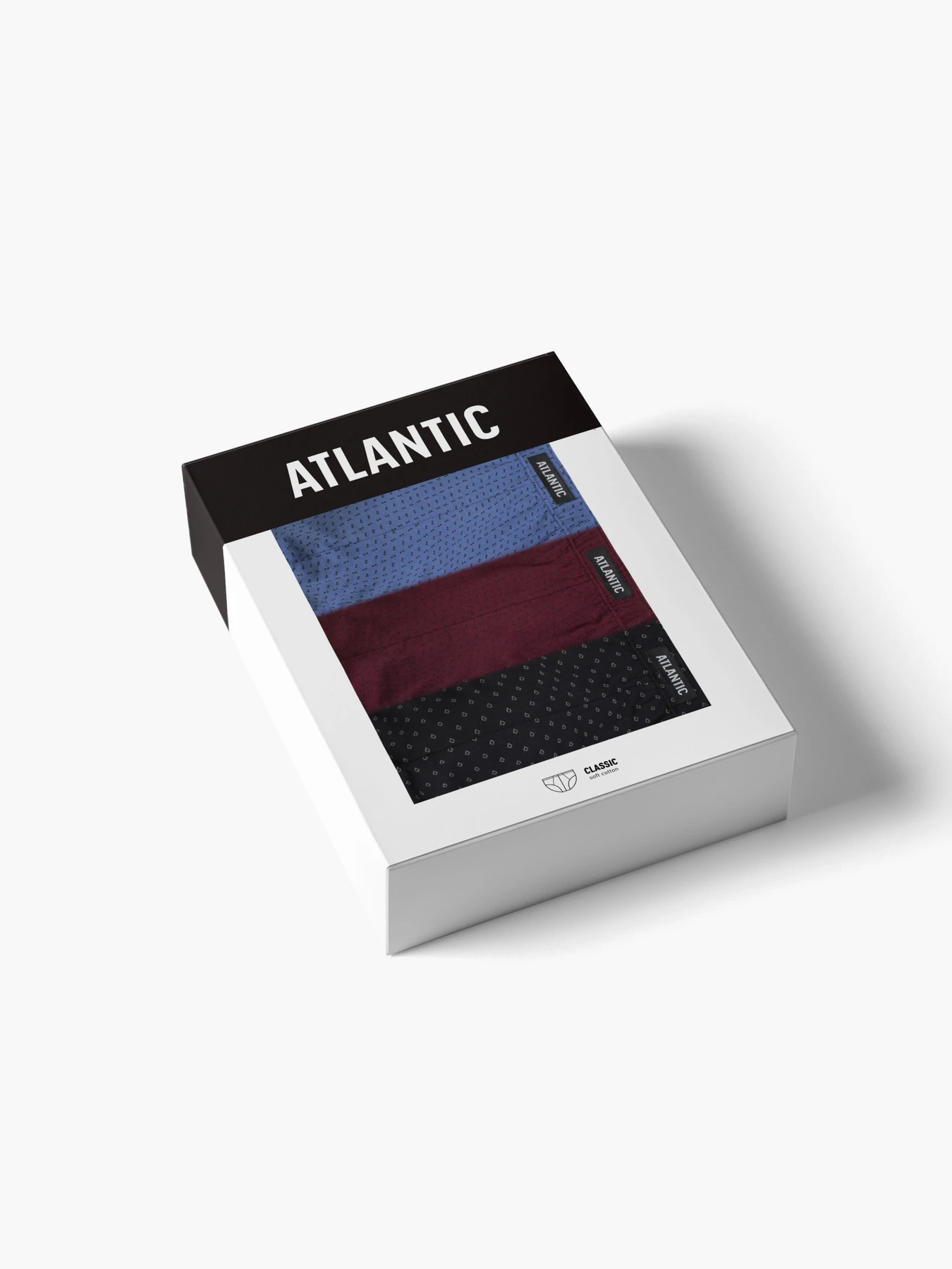 Нижнее белье Atlantic модель 3MP-179_NIE_CAB_GRA Нижнее белье Atlantic модель 3MP-179_NIE_CAB_GRA Фото