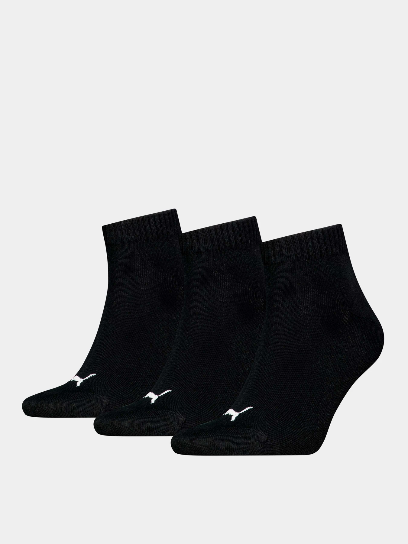 Шкарпетки та гольфи PUMA Unisex Quarter Plain 3p модель 938589 Фото
