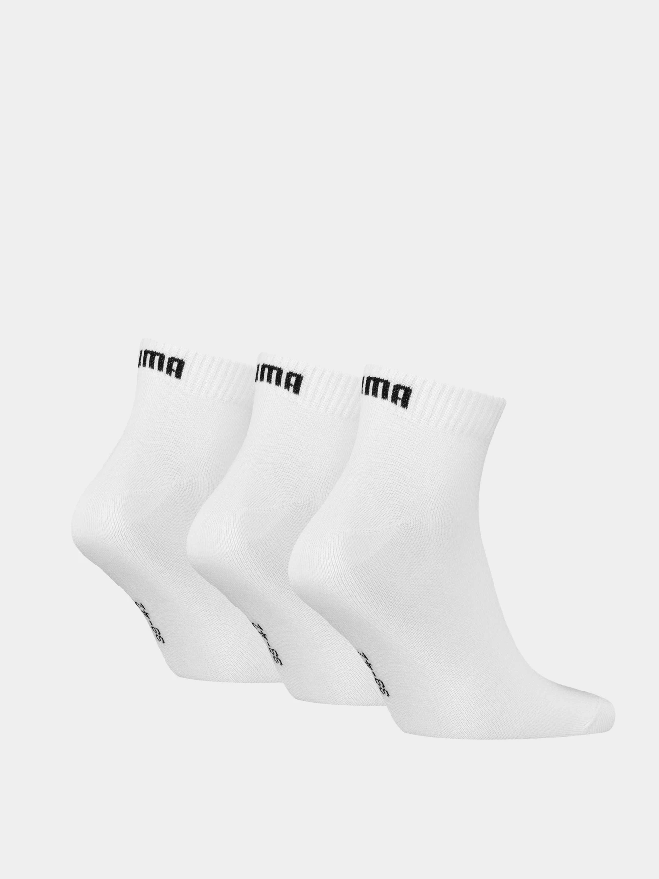 Шкарпетки та гольфи PUMA Unisex Quarter Plain 3p модель 938589 Фото