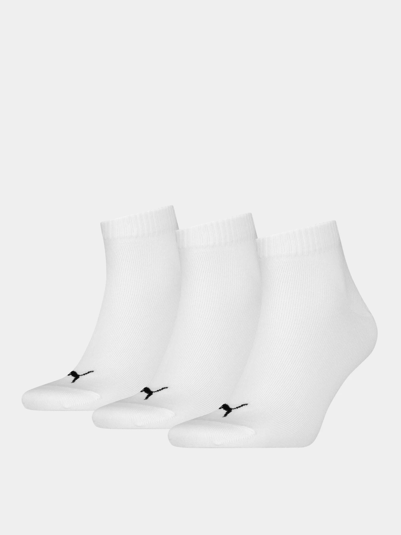 Шкарпетки та гольфи PUMA Unisex Quarter Plain 3p модель 938589 Фото