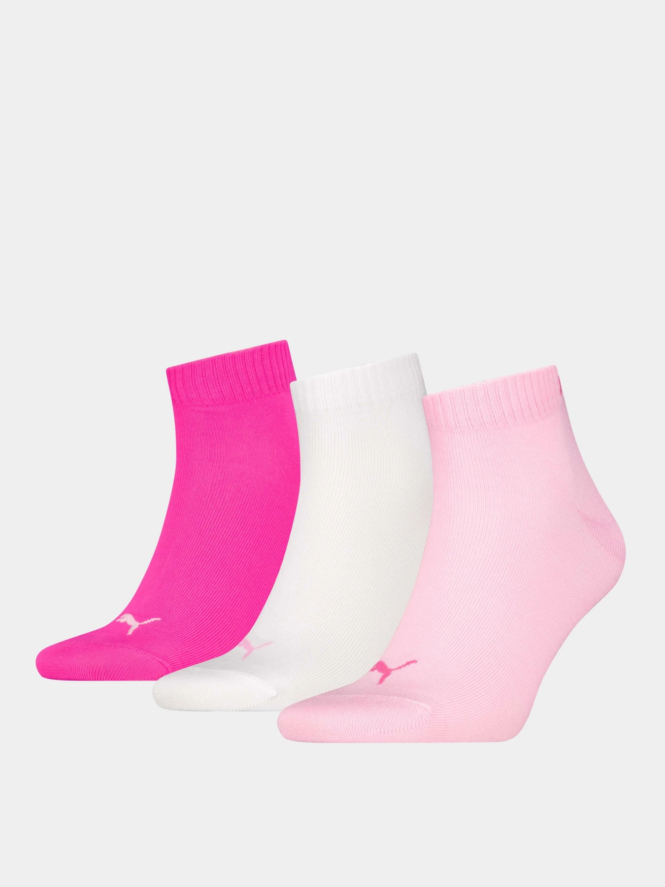 Шкарпетки та гольфи PUMA Unisex Quarter Plain 3p модель 938589 Фото