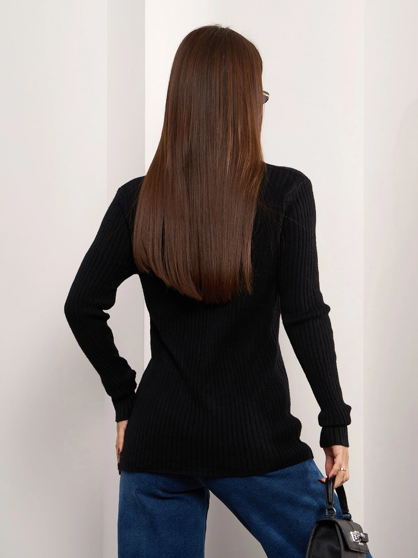 Свитры и кардиганы ISSA Plus модель WN20-659_черный Фото