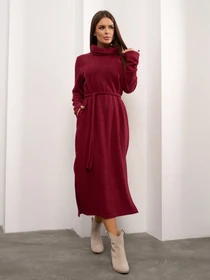 Сукні ISSA Plus модель 14920_бордовый Фото