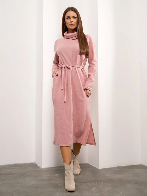 Платья ISSA Plus модель 14920_розовый Фото