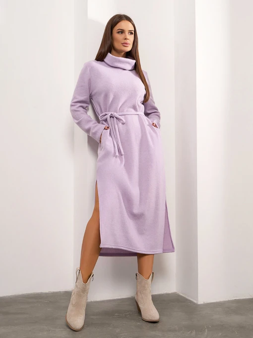 Платья ISSA Plus модель 14920_сиреневый Фото
