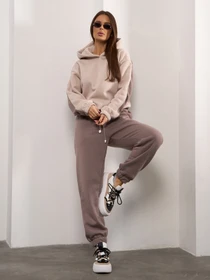 Костюми ISSA Plus модель 14921_коричневый Фото