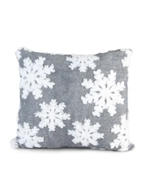 Новогодняя декоративная подушка серая MBM HOME модель DH-NY-68 GRAY Фото