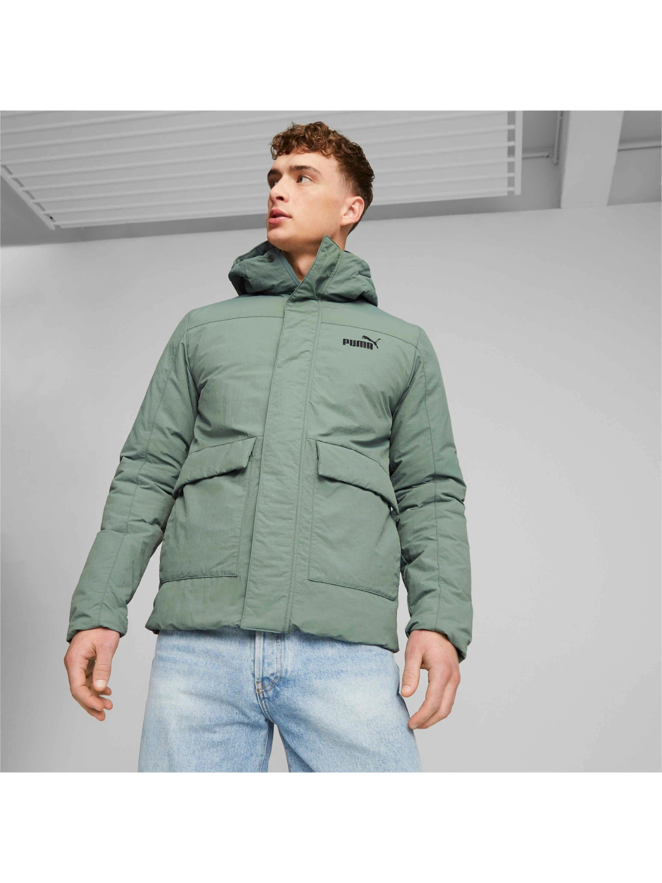 Куртки та дублянки PUMA Hooded Padded Jacket модель 675382 Фото