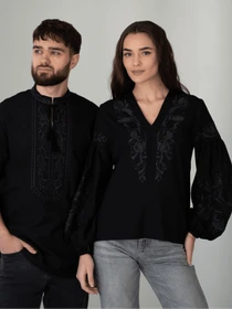 Вышиванки Едельвіка модель 33-23-00black Фото