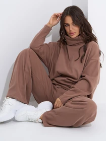 Костюми ISSA Plus модель 14820_коричневый Фото