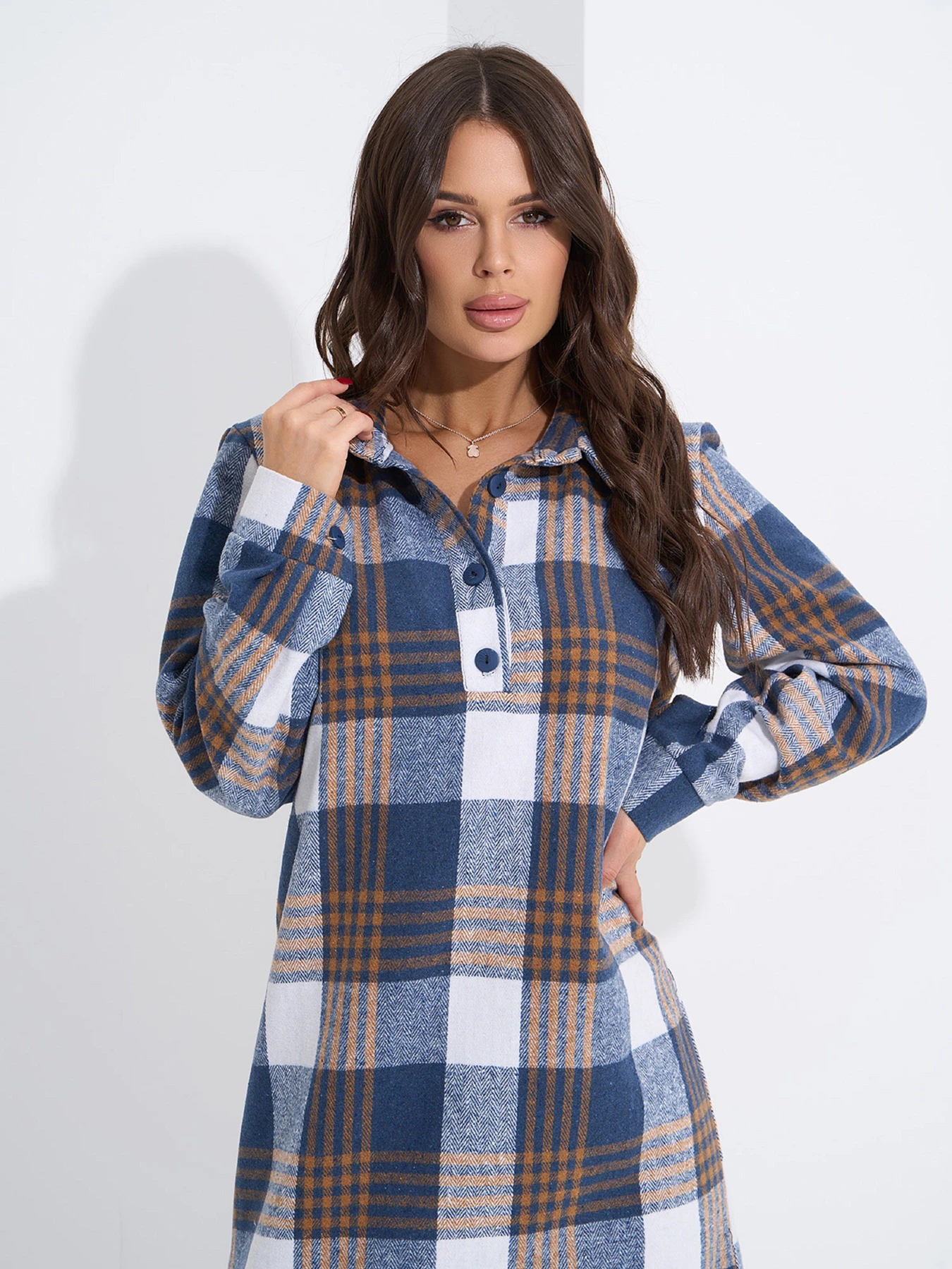 Платья ISSA Plus модель 14946_синий Фото