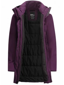 Куртки и дубленки Jack Wolfskin Salier coat модель 1116141_I0082 Фото