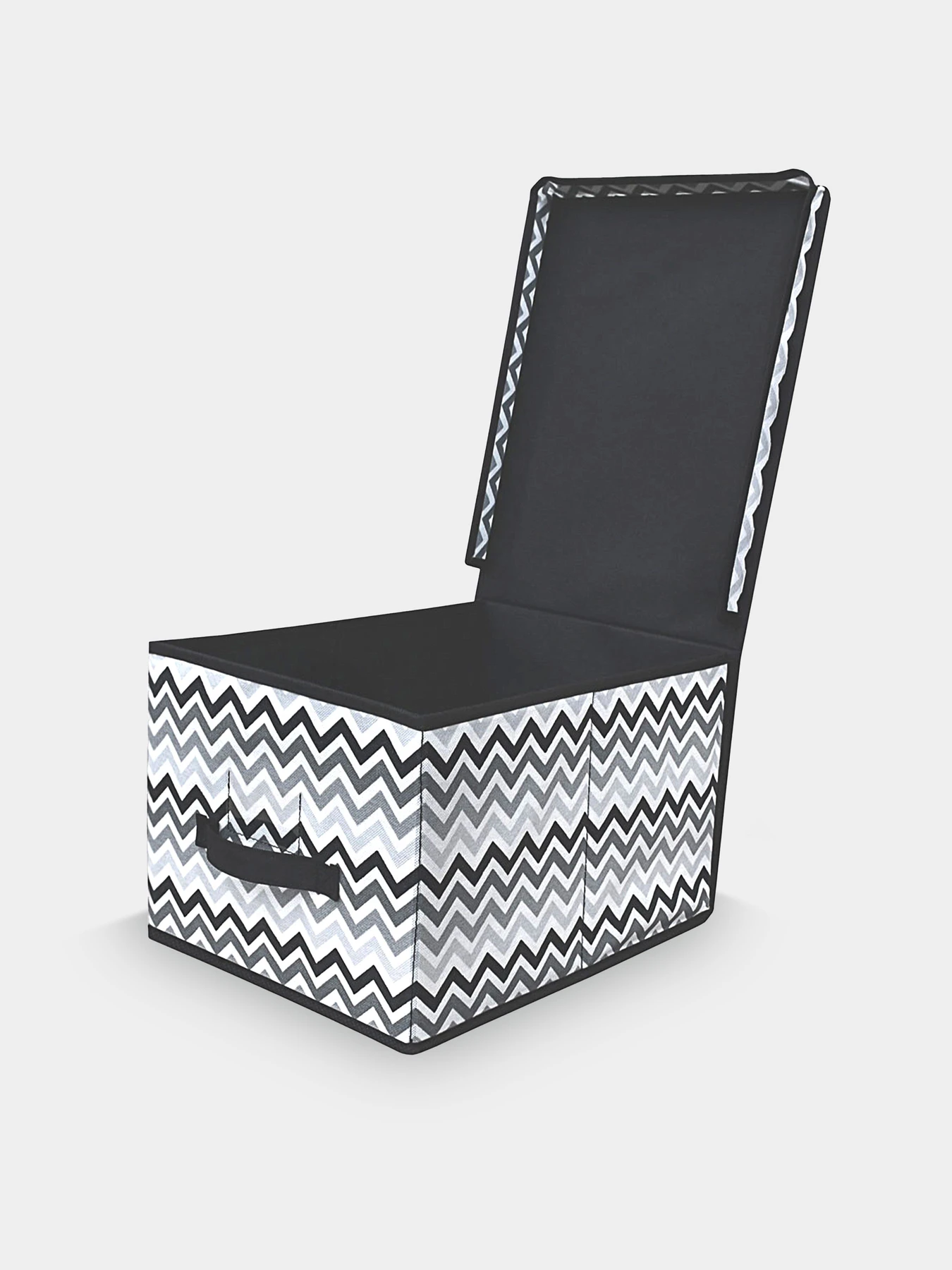 Короб для хранения складной с крышкой"Zigzag" Handy Home модель ZSH-05 Короб для хранения складной с крышкой"Zigzag" Handy Home модель ZSH-05 Фото