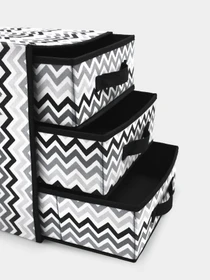 Органайзер для хранения з высувными ящиками складной"Zigzag" Handy Home модель ZSH-07 Фото