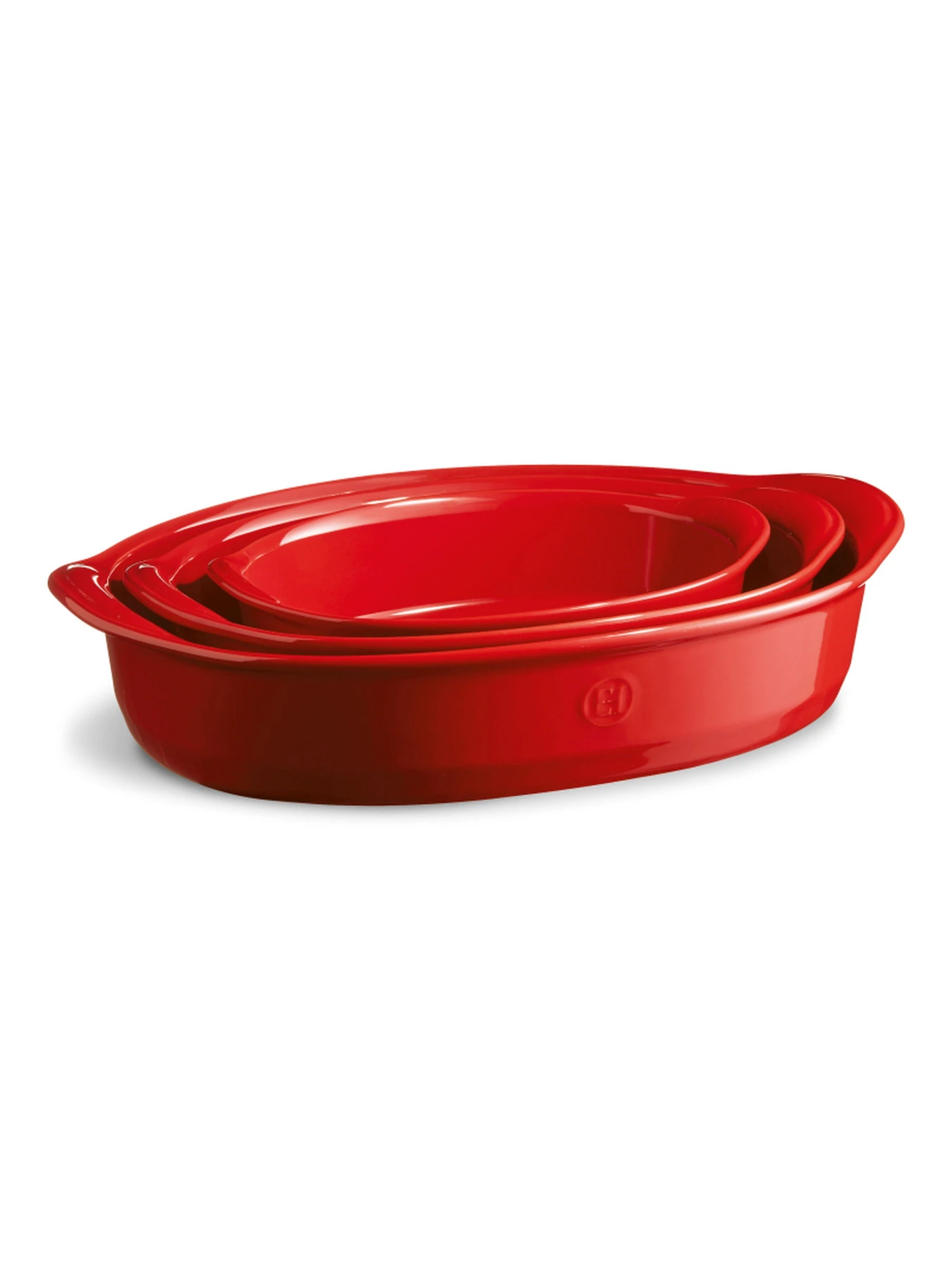 Форма для запекания овальная Ovenware красная Emile Henry модель 349050 Фото