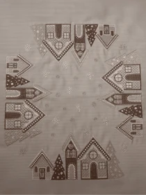 Новорічна серветка "Хатинки" Едельвіка модель 328-24-00 Фото