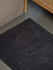 Коврик для ванной "Лагуна" хлопковый темно-серый MBM HOME модель BM-01 S DARK GRAY Фото