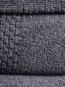 Рушник з натуральної бавовни "Бриз" темно-сірий MBM HOME модель BT-01/02/03/04 DARK GRAY Фото