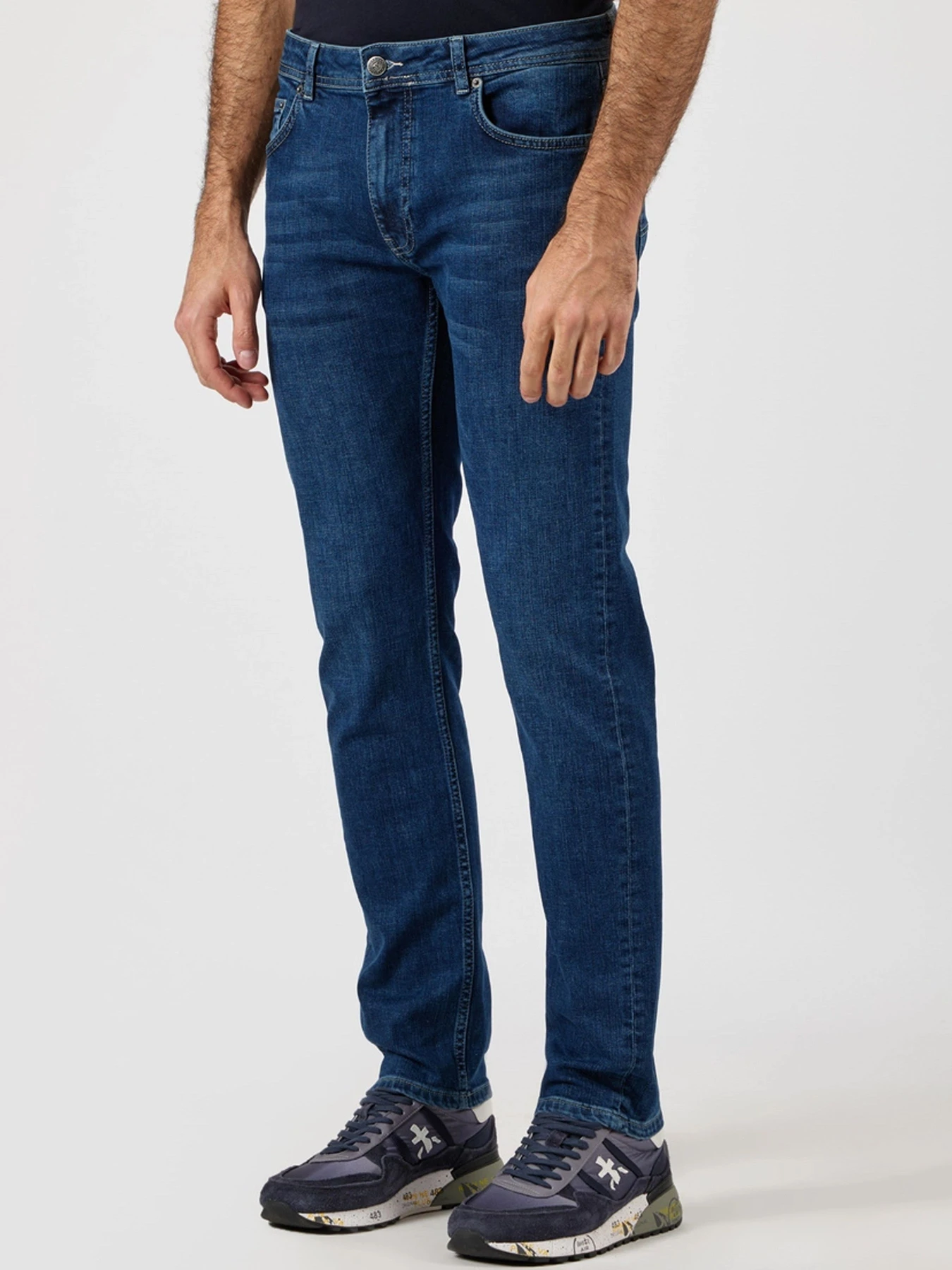 Джинсы Fred Mello модель FMNORMAN_MIDDLEBLUE Джинсы Fred Mello модель FMNORMAN_MIDDLEBLUE Фото