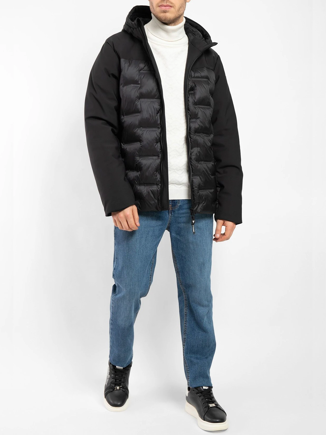 Куртки и дубленки Fred Mello модель FM24W08KD_BLACK Куртки и дубленки Fred Mello модель FM24W08KD_BLACK Фото