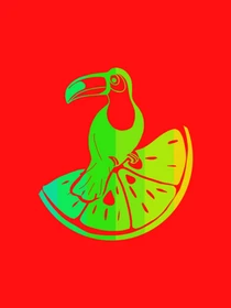 Туристическое полотенце Le Comptoir de la plage Пляжний Рушник модель Trinidad_Red Фото