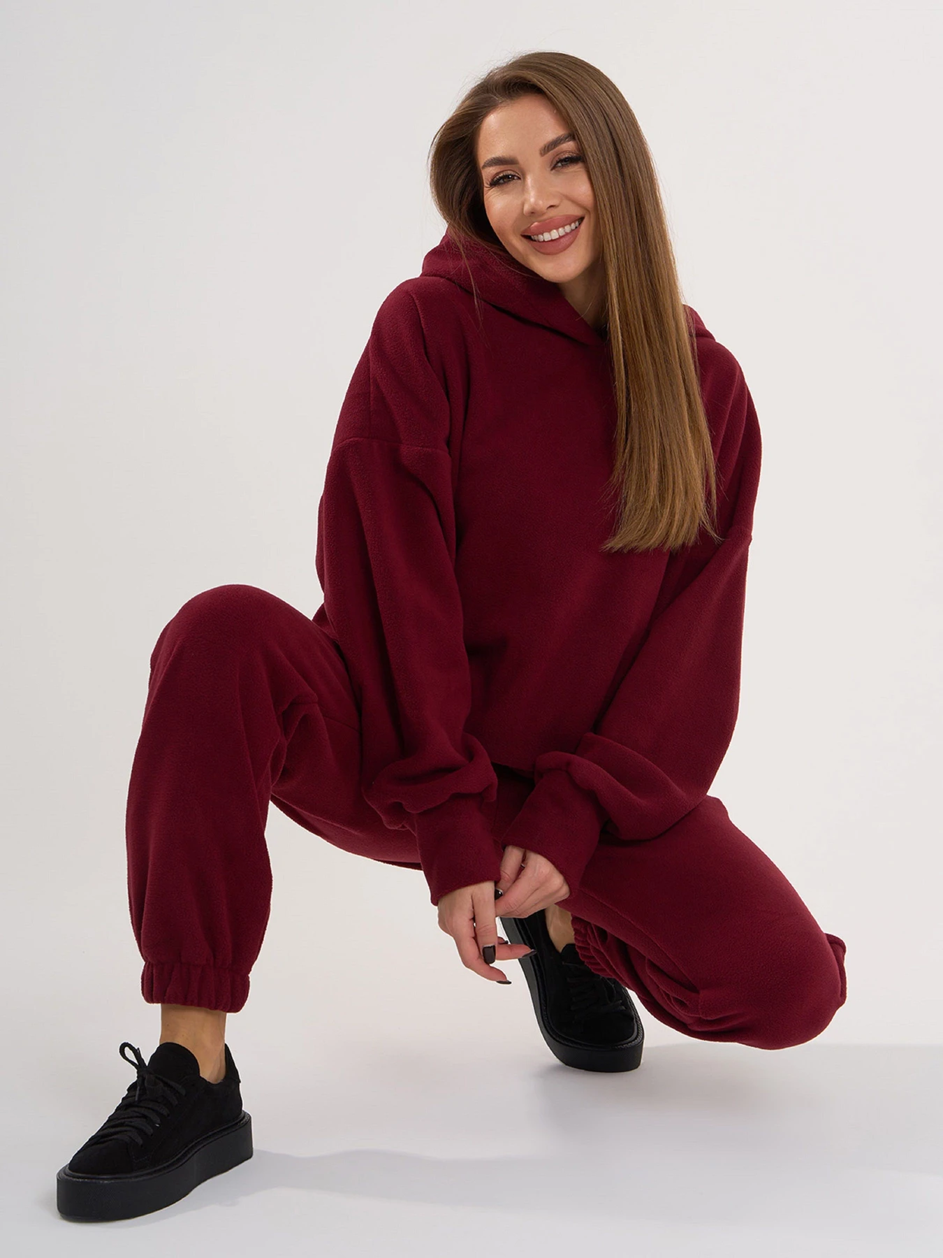 Костюмы ISSA Plus модель 14876A_бордовый Костюмы ISSA Plus модель 14876A_бордовый Фото