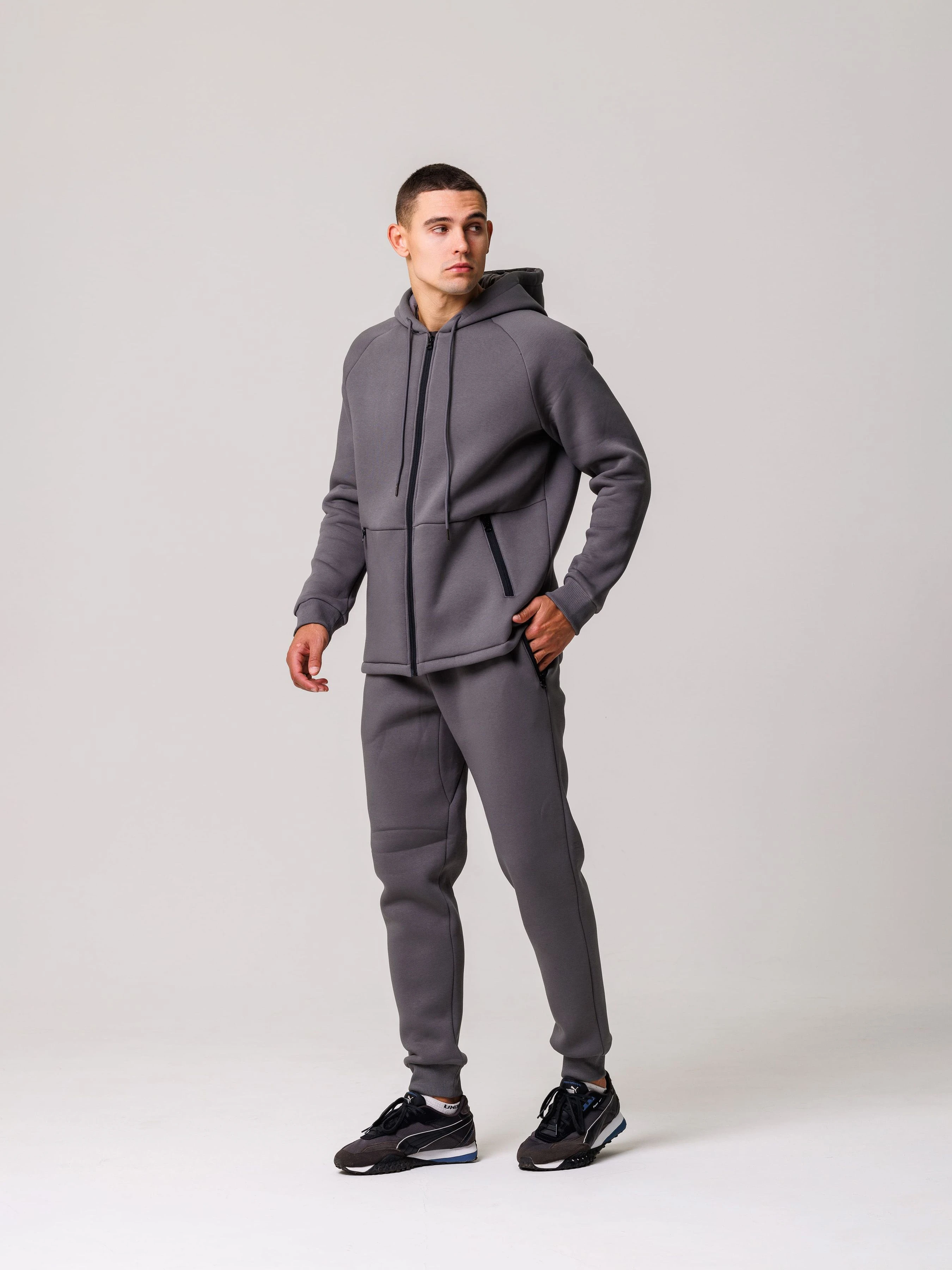 Бавовняний Чоловічий Спортивний костюм HANDY WEAR 4ZIP фото 2