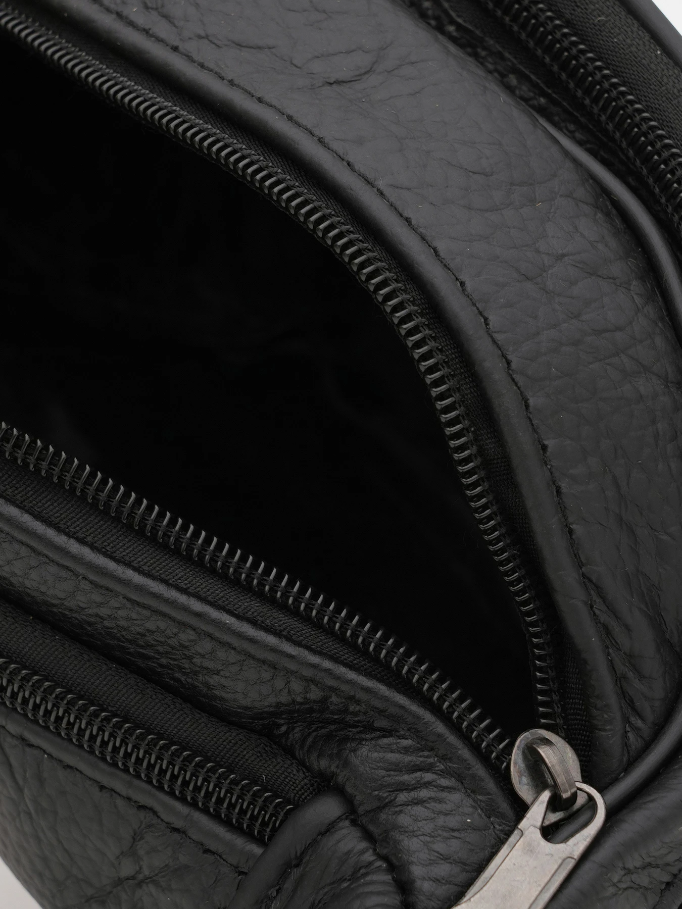 Сумки Borsa Leather модель K1619p-black Фото