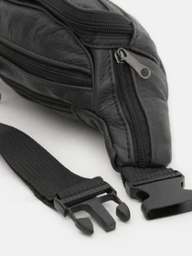 Сумки Borsa Leather модель K1619p-black Фото