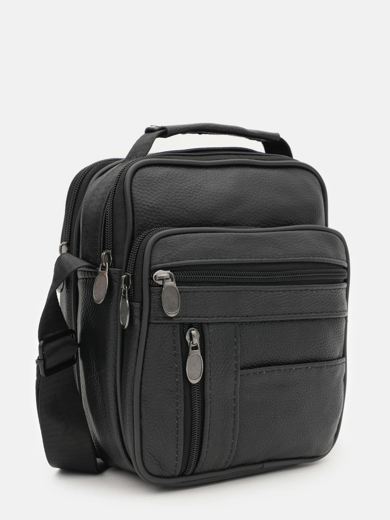 Сумки Borsa Leather модель K16683-2bl-black Фото