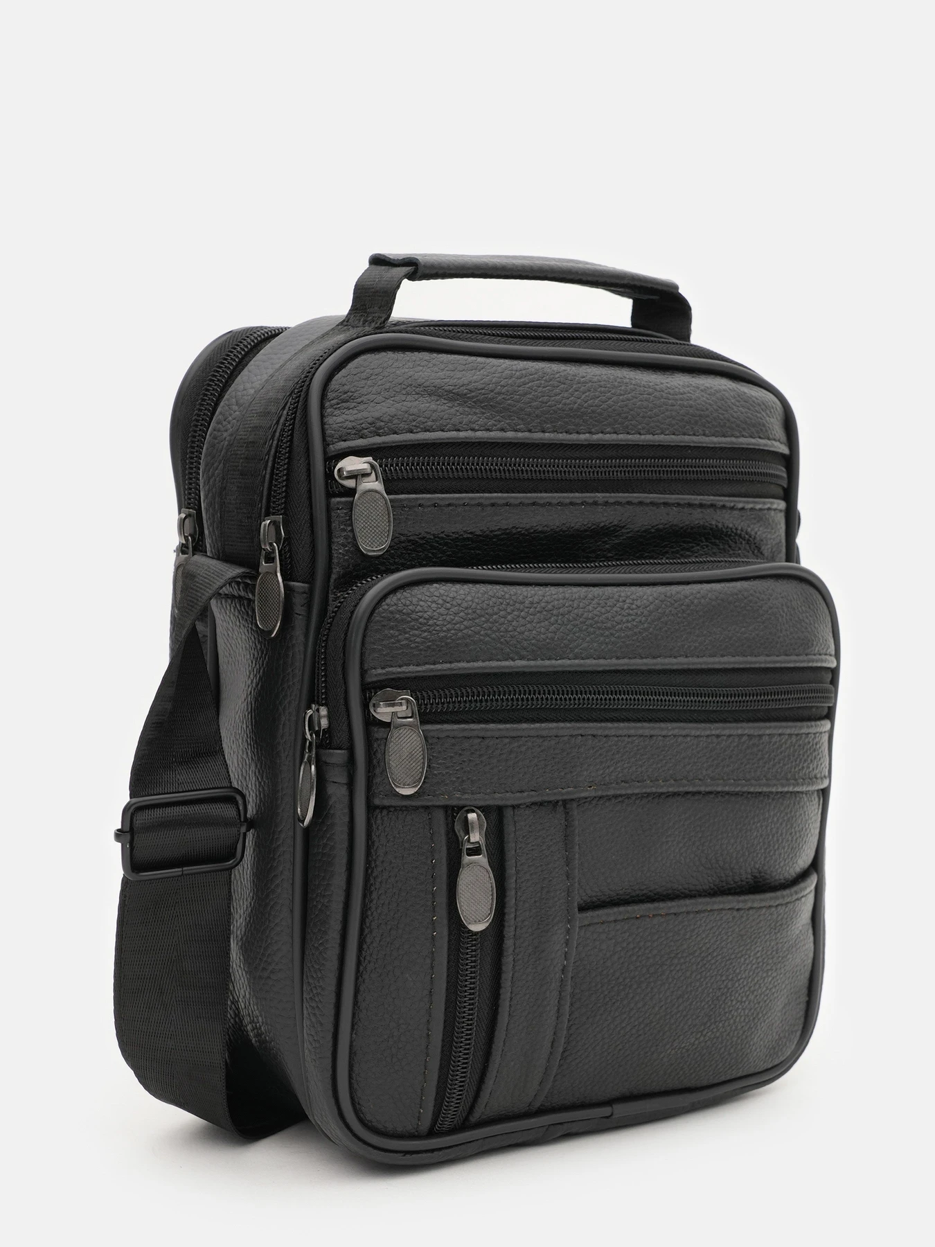 Сумки Borsa Leather модель K16683-3bl-black Фото