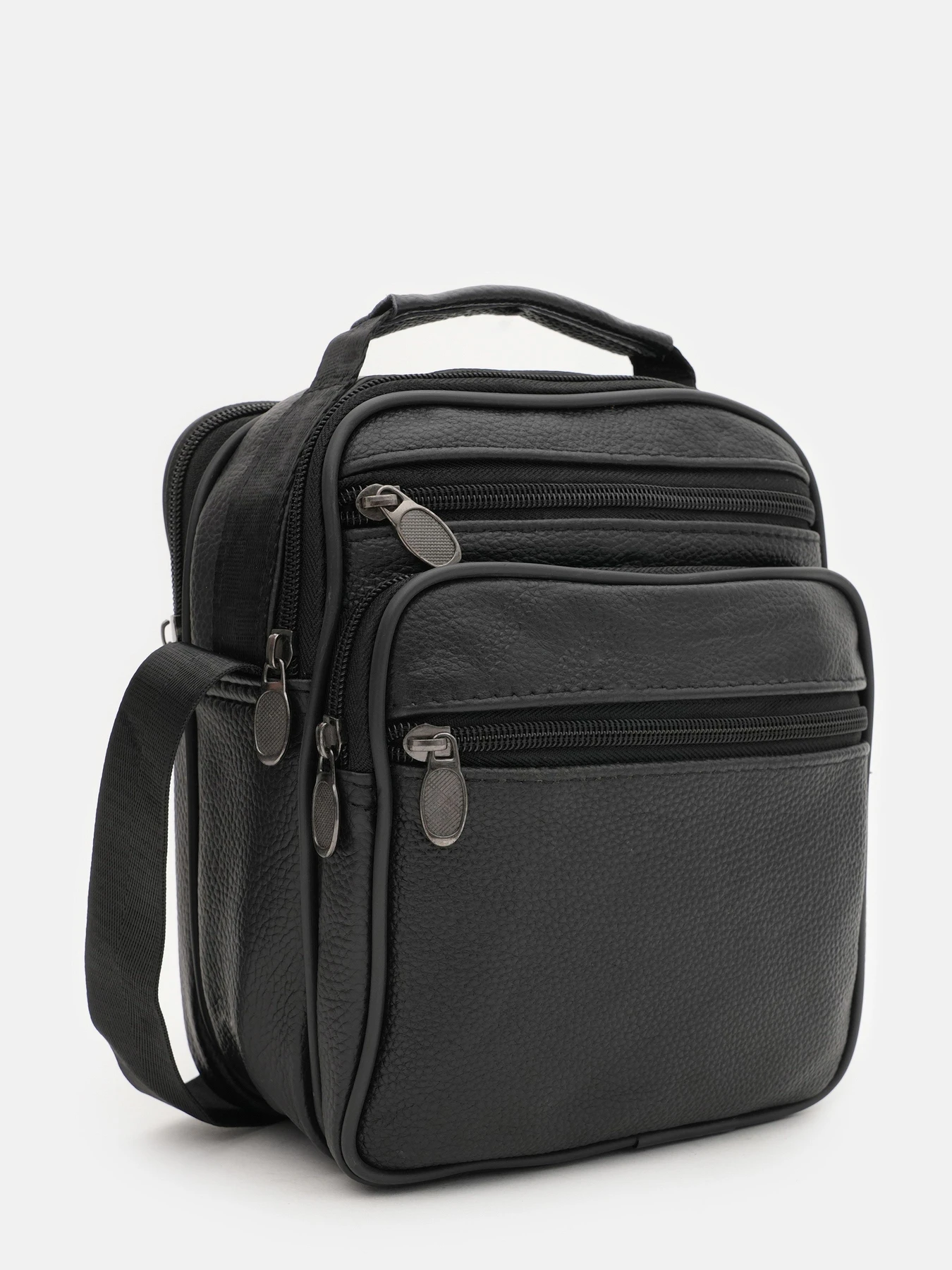 Сумки Borsa Leather модель K16685-2-black Фото
