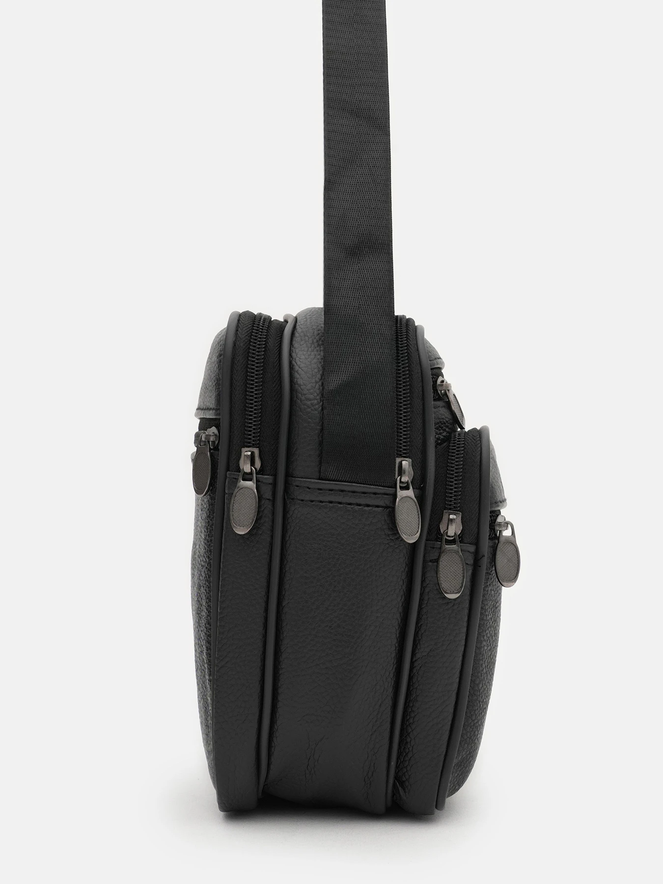 Сумки Borsa Leather модель K16685-2-black Фото